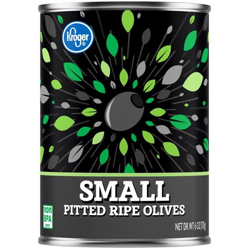 Kroger Small Pitted Ripe Olives 6 oz