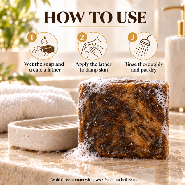 Authentic African Black Soap | Organic Skincare for Clear & Glowing Skin