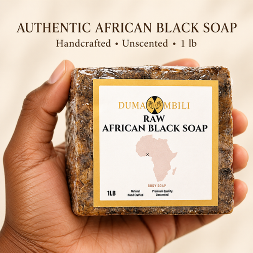Authentic African Black Soap | Organic Skincare for Clear & Glowing Skin