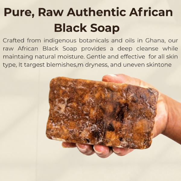 Authentic African Black Soap | Organic Skincare for Clear & Glowing Skin