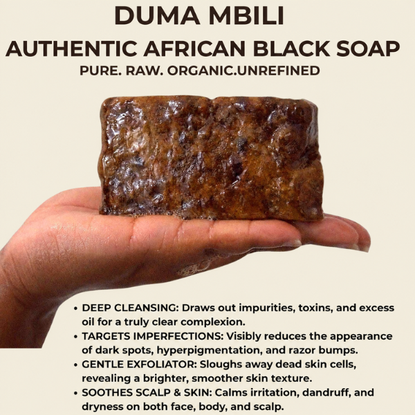 Authentic African Black Soap | Organic Skincare for Clear & Glowing Skin