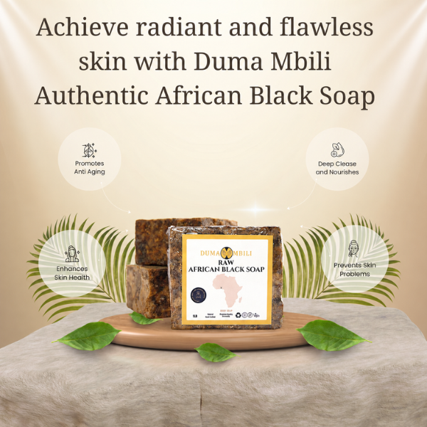 Authentic African Black Soap | Organic Skincare for Clear & Glowing Skin