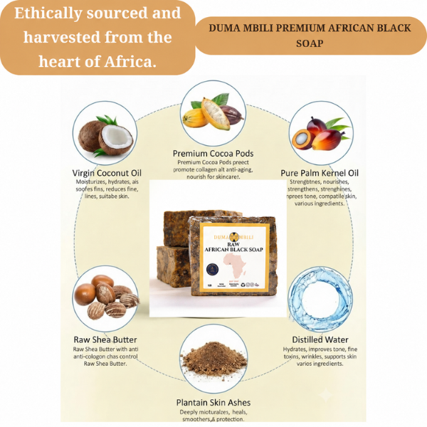 Authentic African Black Soap | Organic Skincare for Clear & Glowing Skin