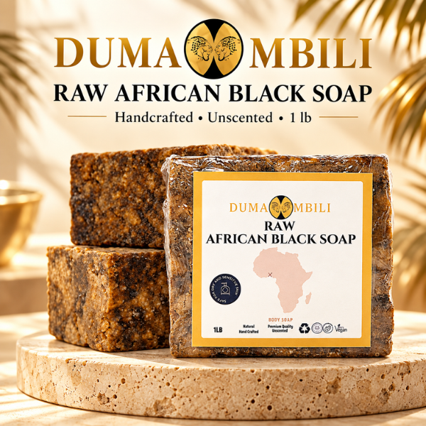 Authentic African Black Soap | Organic Skincare for Clear & Glowing Skin