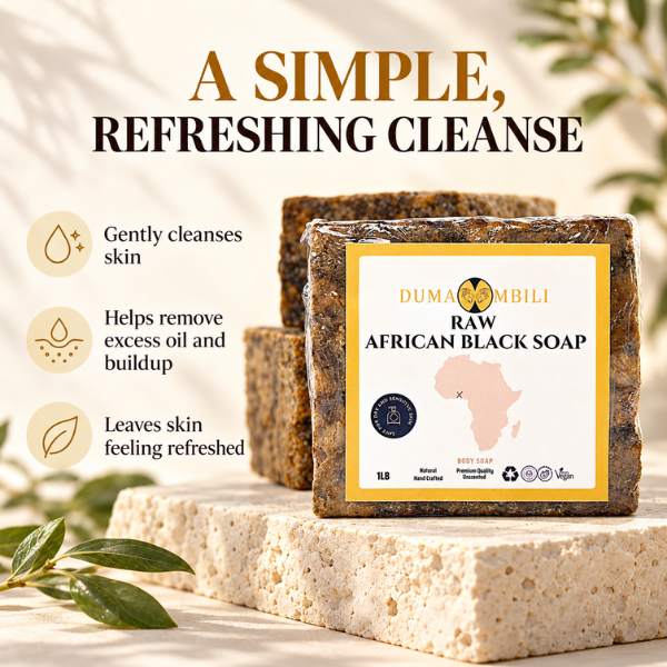 Authentic African Black Soap | Organic Skincare for Clear & Glowing Skin